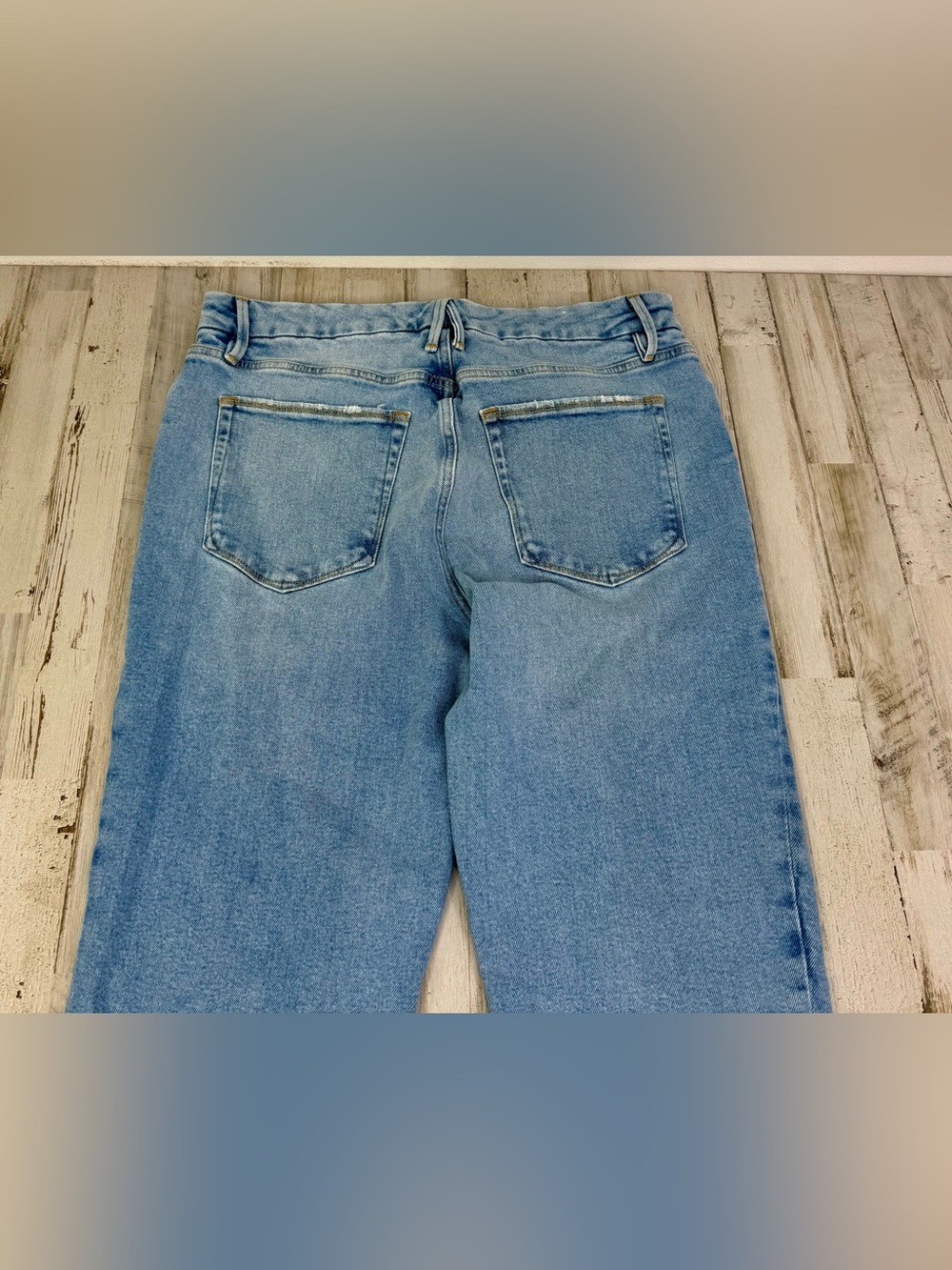 Good American Womens 14/32 (33x33) Jeans Straight Leg High Rise Denim - Picture 11 of 12